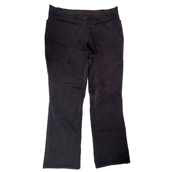 NWOT Ladies Tribal Stretch-Extensible Brown Corduroy Straight Mid-Rise Pants 12P - Picture 10 of 10